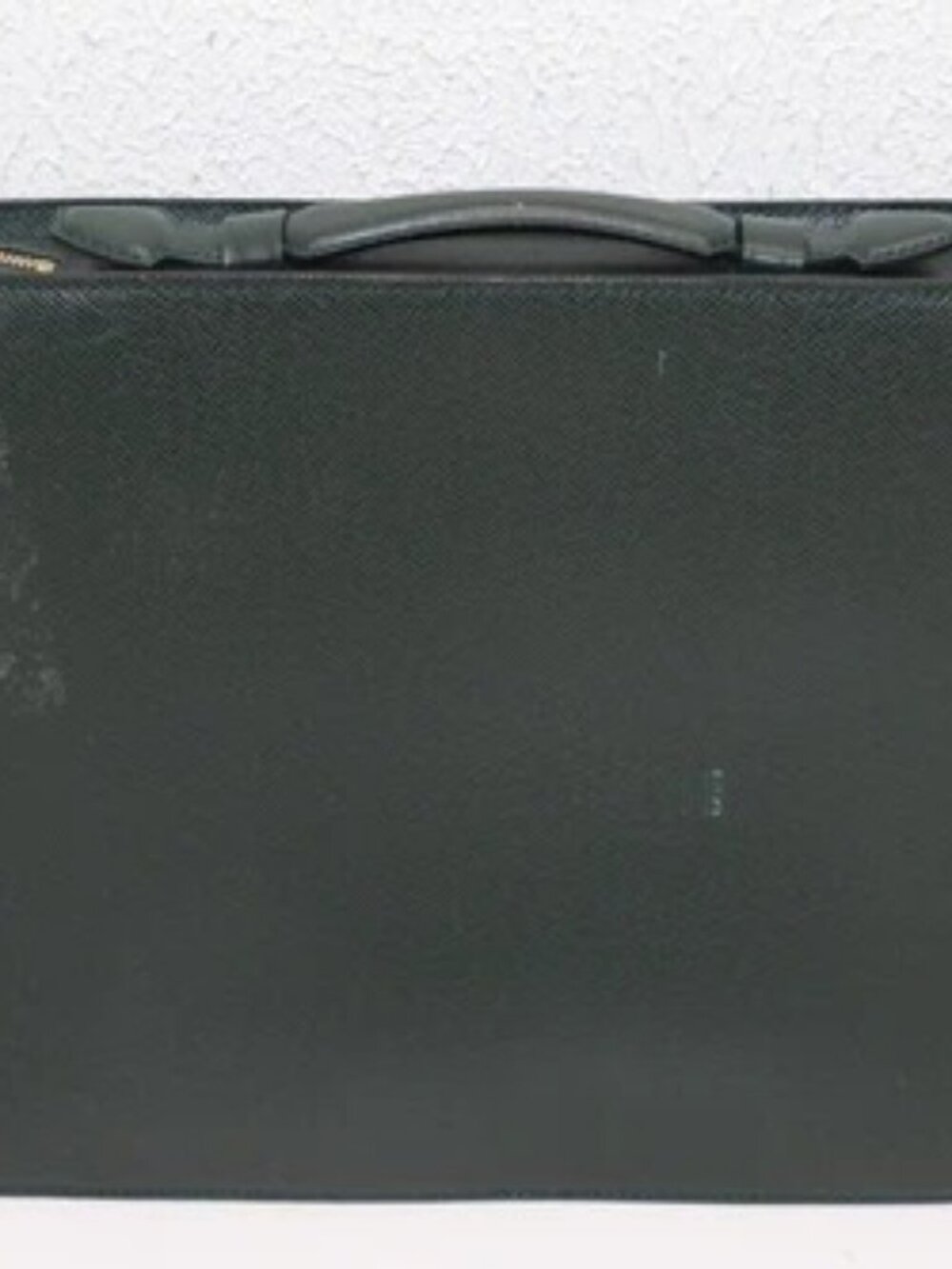 Louis Vuitton Sui Taiga Green Epicea Leather Canvas Bag